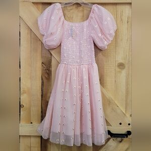 Pink Tulle Daisy Dress ~ O/S